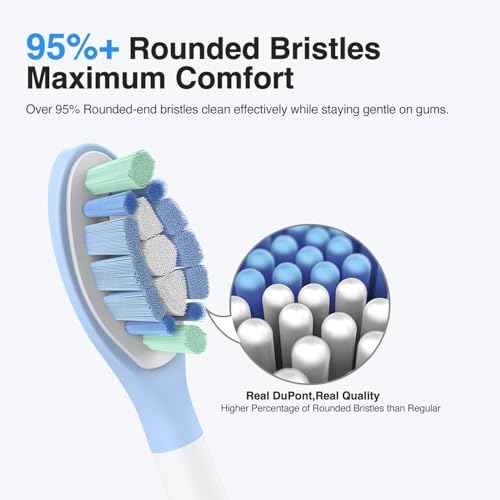 Replacement Toothbrush Heads for Philips Sonicare Replacement Heads C3,A3,G3,Electric Replacement Brush Heads for Phillips Sonicare Toothbrush C3,G3,A3,W,for Philips Sonic Care Brush,12 Pack