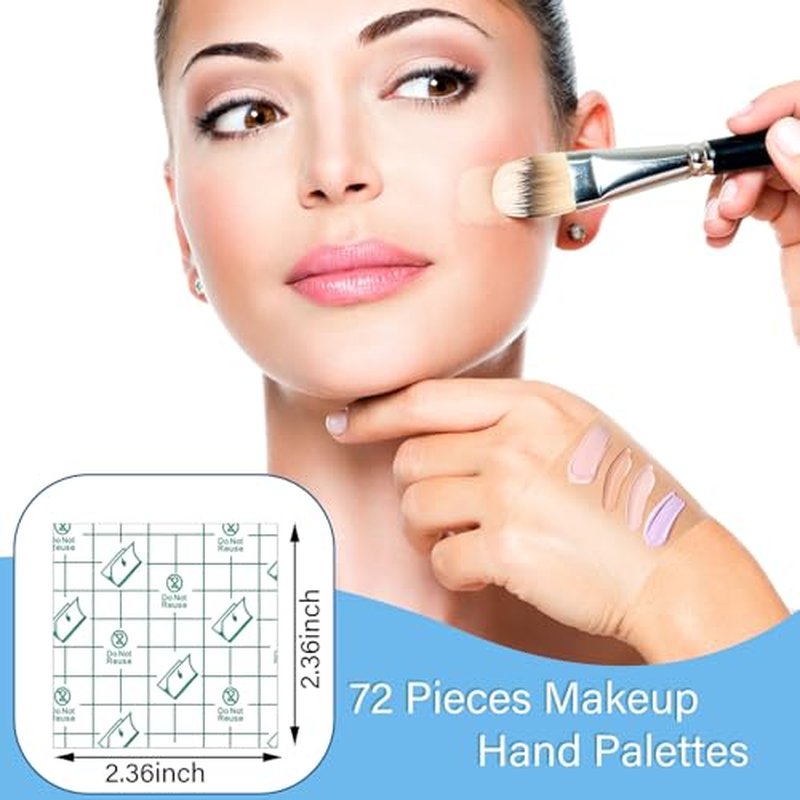 200 Disposable Makeup Mixing Palettes - Waterproof & Skin-Friendly