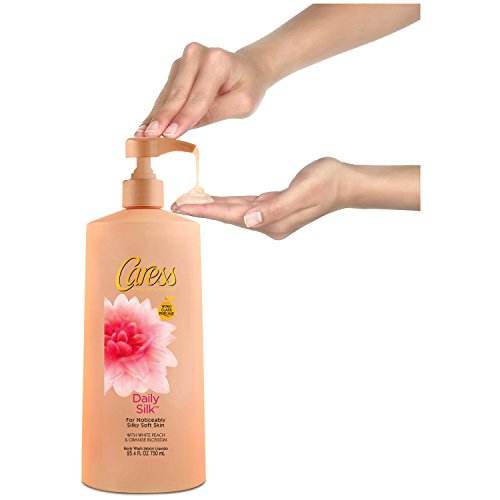 Caress Body Wash, Daily Silk White Peach and Silky Orange Blossom, 25.4 Ounce