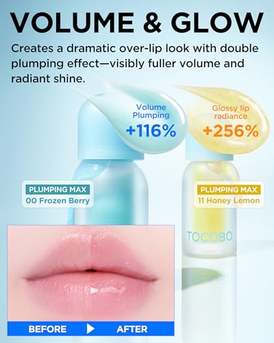 TOCOBO Juicy Berry Plumping Lip Oil 18 Cozy Pink | Vegan Tinted Gloss