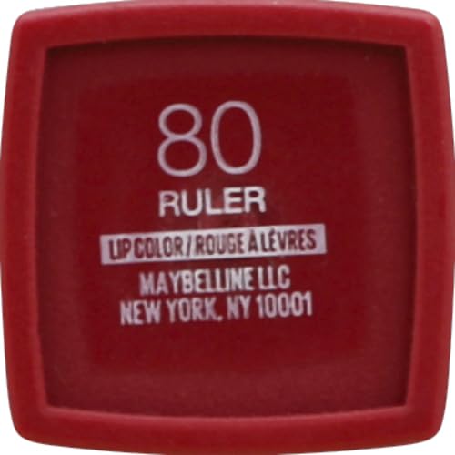 Maybelline Super Stay Matte Ink Liquid Lipstick Makeup, Long Lasting High Impact Color, Up to 16H Wear, Ruler, Deep Cranberry, 1 Count