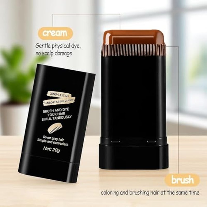 2-Pack Hair Dye Comb for Instant Gray Coverage | Waterproof & Sweat-Resistant
