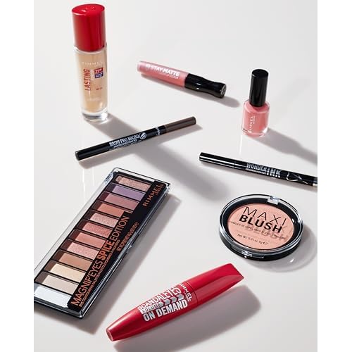 Rimmel London Stay Matte Liquid Lip Color with Full Coverage Kiss-Proof Waterproof Matte Lipstick Formula that Lasts 12 Hours - 703 Vanilla Lovin, .21oz (Pack of 2)