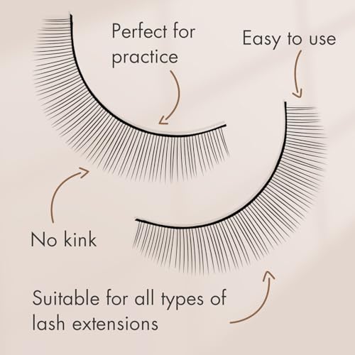 100 Pairs Lash Extension Practice Kit – Mannequin Head Training Lashes