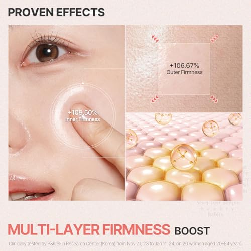 BHAB SLOWCHAGA Glow Firm Face & Eye Serum with Niacinamide, Peptides & Glutathione - Lifting, Firming, Glass Skin Glow, Deep Hydration & Barrier Support Korean Skincare 1.69 fl oz (50ml)