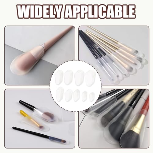 45Pcs Silicone Makeup Brush Covers - 9 Sizes