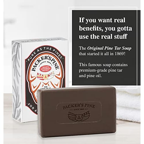 Packer's Pine Soap and Body Wash Bundle - All Natural Pine Soap Bar with No Harsh Chemicals