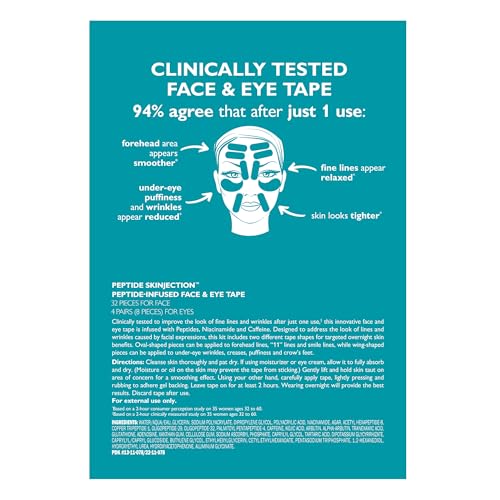 Peter Thomas Roth Peptide Skinjection Face & Eye Tape for Wrinkles & Aging Skin