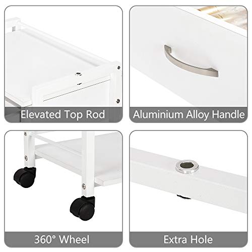 Salon Trolley Cart with Wheels - Beauty Supply Storage