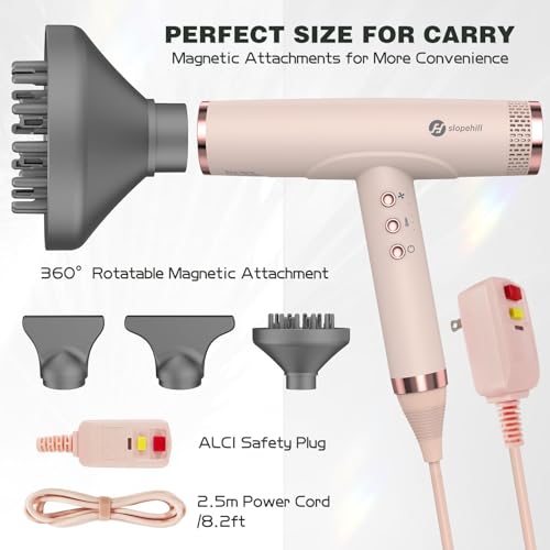 slopehill Ionic Hair Dryer 2000W Professional Brushless