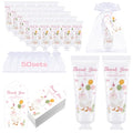 Demissle 50 Sets One Silly Goose Baby Shower Birthday Party Favors Travel Size Hand Cream Appreciation Hand Lotion with Cards and Bags Silly Goose Bulk Gifts for Guests Baby Shower Birthday(Pink)