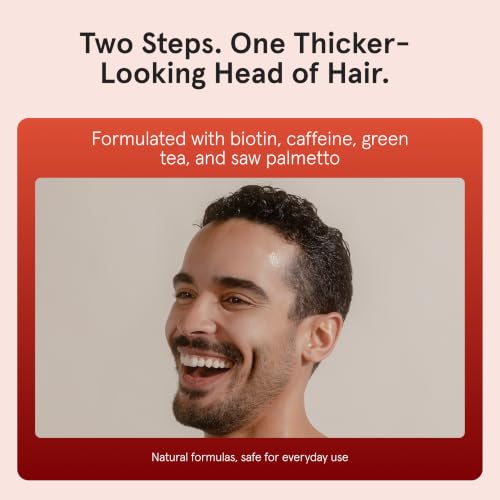 Keeps Thickening Shampoo & Conditioner Duo for Men, 8 Oz