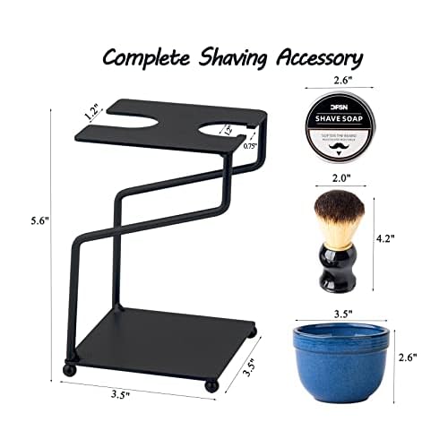 Shaving Brush And Bowl Straight Razor Shaving Kit Shaving Bowl And Brush Set Shaving Brush Kit Shaving Cream Bowl Shaving Mug And Brush Set For Men Contain Cup,Brush,Razor Stand,Soap