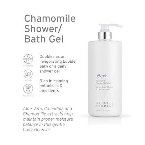 Kerstin Florian Chamomile Shower and Bath Gel | Aromatherapy Body Wash (32 fl oz)
