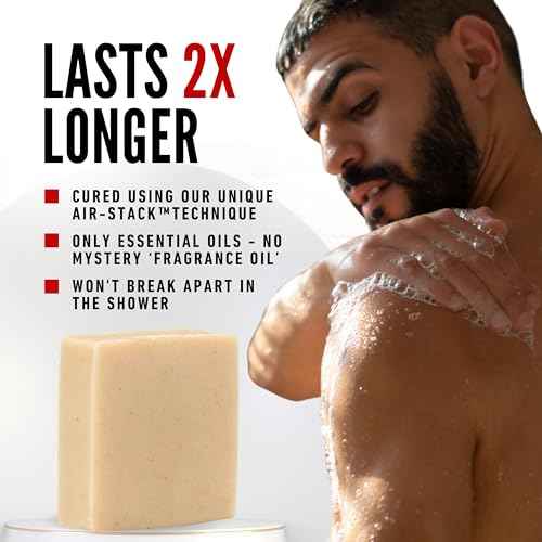 The Black Stuff All Natural Bar Soap for Men Handmade Cold Process Soaps with Organic Ingredients and Essential Oils - Mens Soap for Daily Use, Galway Bay Rum Body Soap
