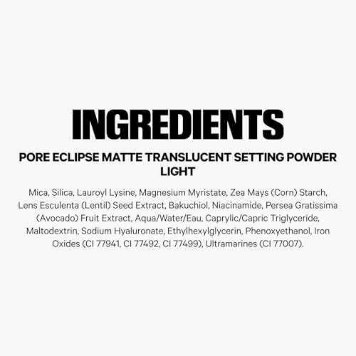 Milk Makeup Pore Eclipse Matte Translucent Setting Powder – Controls Shine, Blurs Pores + Sets Makeup Up to 16 Hours – Weightless, Talc-Free Formula with a Matte Finish – Translucent Light, 0.27oz