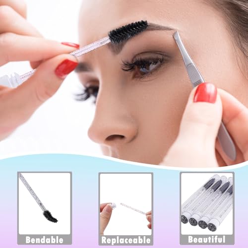 50PCS Lash Shampoo Set with Brushes & Foam Bottles for Eyelash Care