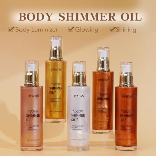 Shimmer Body Oil Liquid Highlighter - 3.38 fl oz