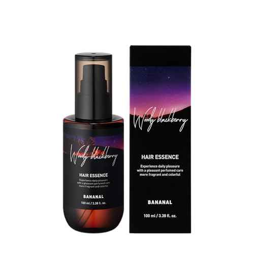 Perfumed Hair Oil & Serum 2-in-1 ? Korean Essence Oil for Frizzy, Dry, Damaged Hair & Glass Hair Shine ? Argan Oil & Amino Acids ? Sulfate & Paraben-Free ? Woody Blackberry, 100ml / 3.38 fl oz