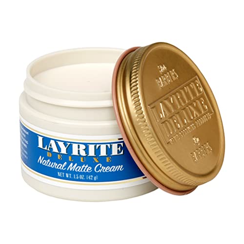 Layrite Natural Matte Cream Hair Styling, 1.5 oz