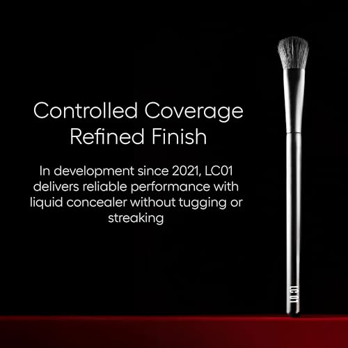 rephr LC 01 Concealer Brush, Synthetic Bristles, designed for Liquids and Cream Based Products
