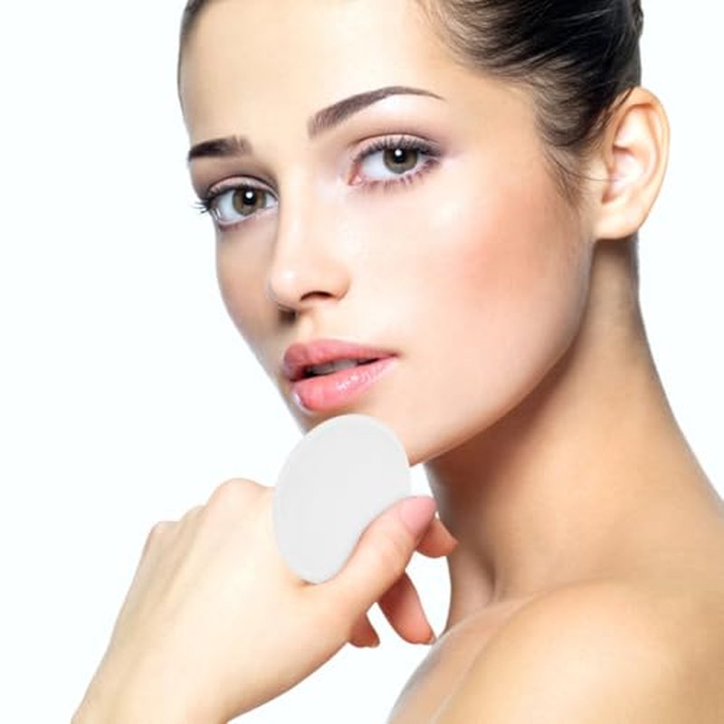 60Pcs Cotton Makeup Remover Pads - Soft Disposable Rounds
