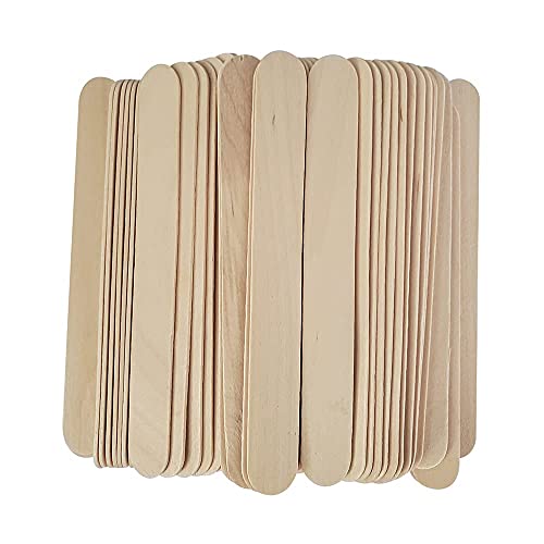 Waxing Kit, Non Woven Cloth Hair Removal Wax Strips Multi Size Combo - 100 Large & 200 Small Strips, 200 Wooden Applicator Sticks, Full-Body Hair Removal for All