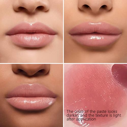 FeiCuiYun Honey Tinted Lip Balm - Sheer Hydrating Gloss, 2Pcs