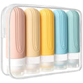 Travel Bottles 5 Pack, 3oz TSA Approved Leakproof Toiletry Containers