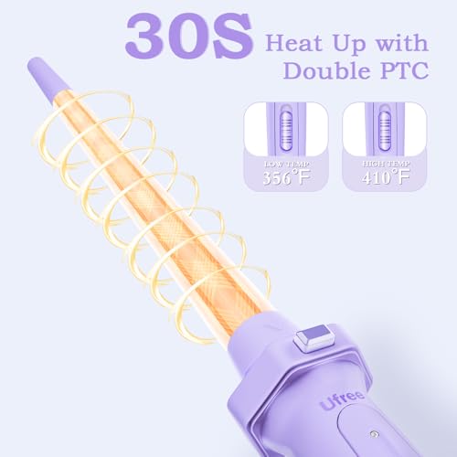 Ufree 5-in-1 Curling Iron Set with Interchangeable Barrels