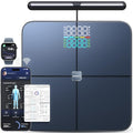Amzmerit Dark Blue Smart Body Scale with Handle, Body Composition Analyzer