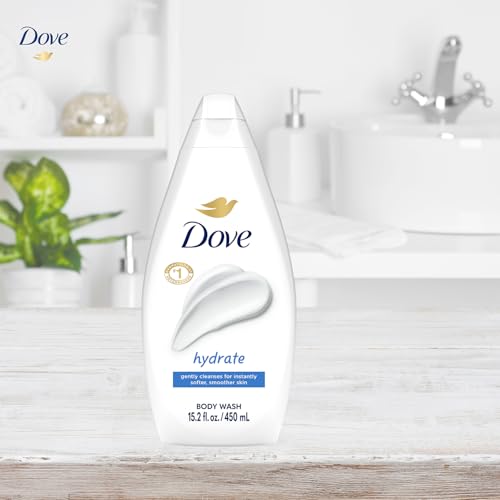 Dove Body Wash, Hydrate 6-Pack ? Moisturizing Cleanser for Smooth, Soft Skin, 15.22 Oz Ea