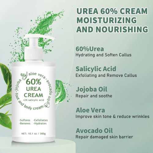 60% Urea Cream Maximum Strength – Cracked Foot & Hand Repair