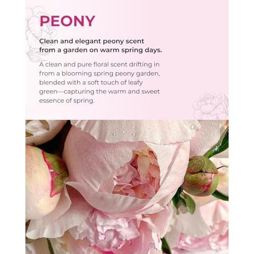 BOM Peony Garden Perfume Body Lotion 6.76 Fl Oz, Floral Scented Body Cream with Hyaluronic Acid, Niacinamide & Vitamin C, Long-Lasting Moisture & Fragrance, Non-Sticky & Smoothing, Korean Skincare