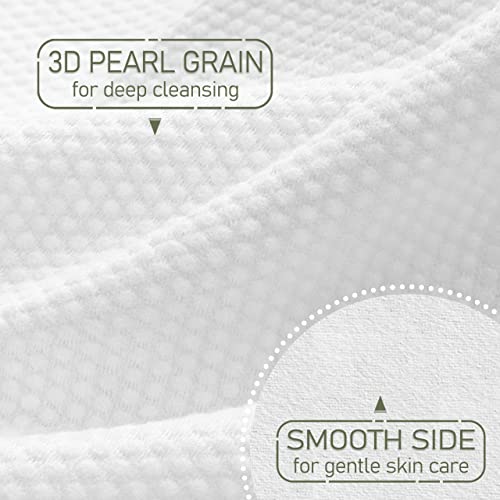 Disposable Face Towel Biodegradable Large Dry Face Wipes 240 Count/4 Box Extra Thick Soft Clean Facial Towels for Sensitive Skin, Makeup Removing, Facial Cleansing, Nursing, Travel, 10"¡¿12"