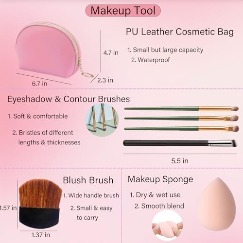 Makeup Set for Women & Teens - 15 Piece Face & Eye Kit