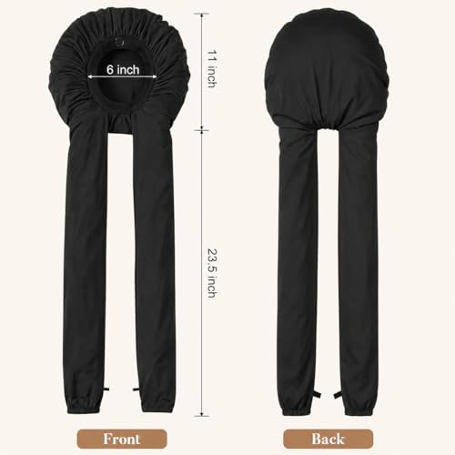 Aileam Silk Bonnet for Long Hair & Braids - 2 in 1 Hair Protection