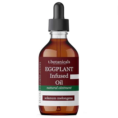 Eggplant Oil Eggplant Infused Oil for Skin Disorders Broad Spectrum Eggplant Extract (4 oz)