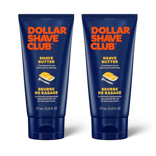 Dollar Shave Club Shave Butter 6oz (2 Pack) | Translucent Cream