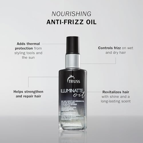 TRUSS Illuminatte Hair Oil - Frizz Control & Heat Protectant