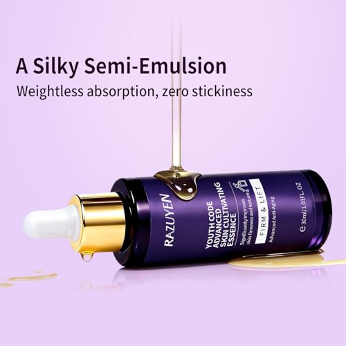 Peptides Serum for Face, Collagen Hydrating Face Serum for Women Anti Aging, Provide Fine Lines and Wrinkles Treatment, Bifida Barrier Repair with Vitamin b5, 1.01 Fl Oz