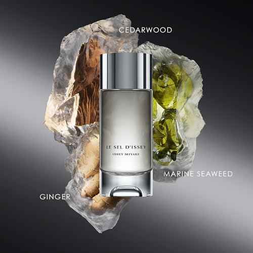 Issey Miyake Le Sel d'Issey Eau de Toilette - Fresh Woody Marine Fragrance for Men - With Salt Accord, Marine Seaweed, Ginger & Cedarwood - Refillable