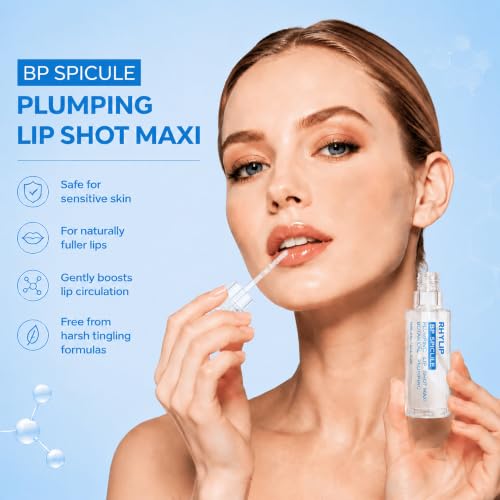 Clear Lip Plumper Serum - Non-Sticky High Shine Gloss for Fuller Lips