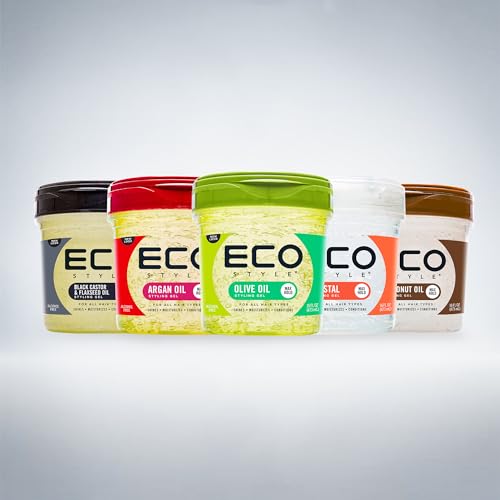 Eco Style Gel Olive Oil Styling - Adds Shine and Tames Split Ends - Delivers Moisture to Scalp - Nourishes And Repairs - Provides Weightless and Superior Hold - Ideal for all Hair - 8 oz