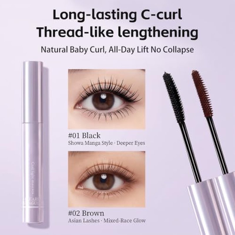 Curling Tubing Mascara for Older Women - Waterproof & Smudge-Proof