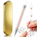 Artdone Nail Dotting Tools Kit with Rhinestone Picker and Extra Wax Tips for Nail Art