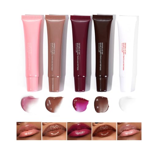 HUDABABY Plumping Lip Gloss - 5 Colors Hydrating Mirror Glaze