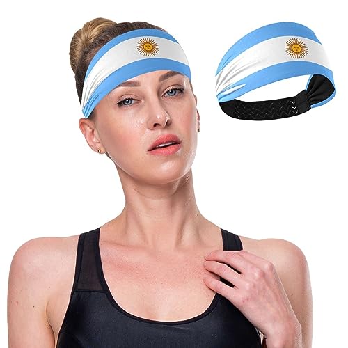 Women's Yoga Headband – Transgender Pride Flag Elastic Hair Wrap