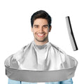 Professional Hair Cutting Cape with Comb - Waterproof Nylon Barber Apron
