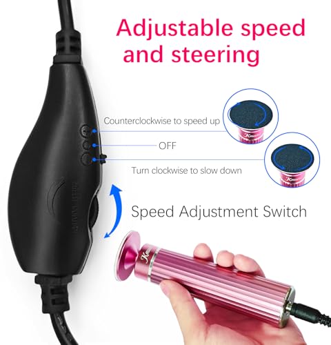 Electric Foot Callus Remover with 80 Sandpaper Discs & Brush